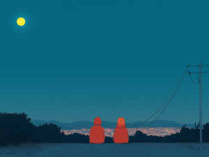 Coppia che coltiva intimità autentica attraverso ascolto e presenza, lontano da distrazioni digitali.